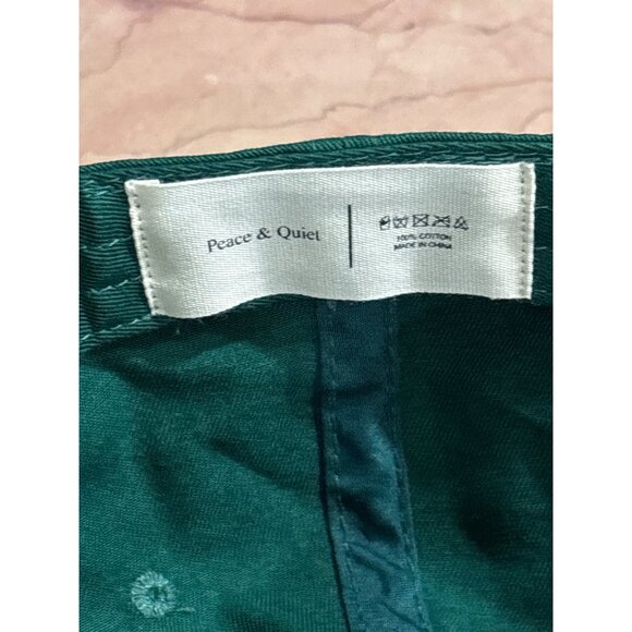 Peace & Quiet Green Baseball Cap - Picture 7 of 10